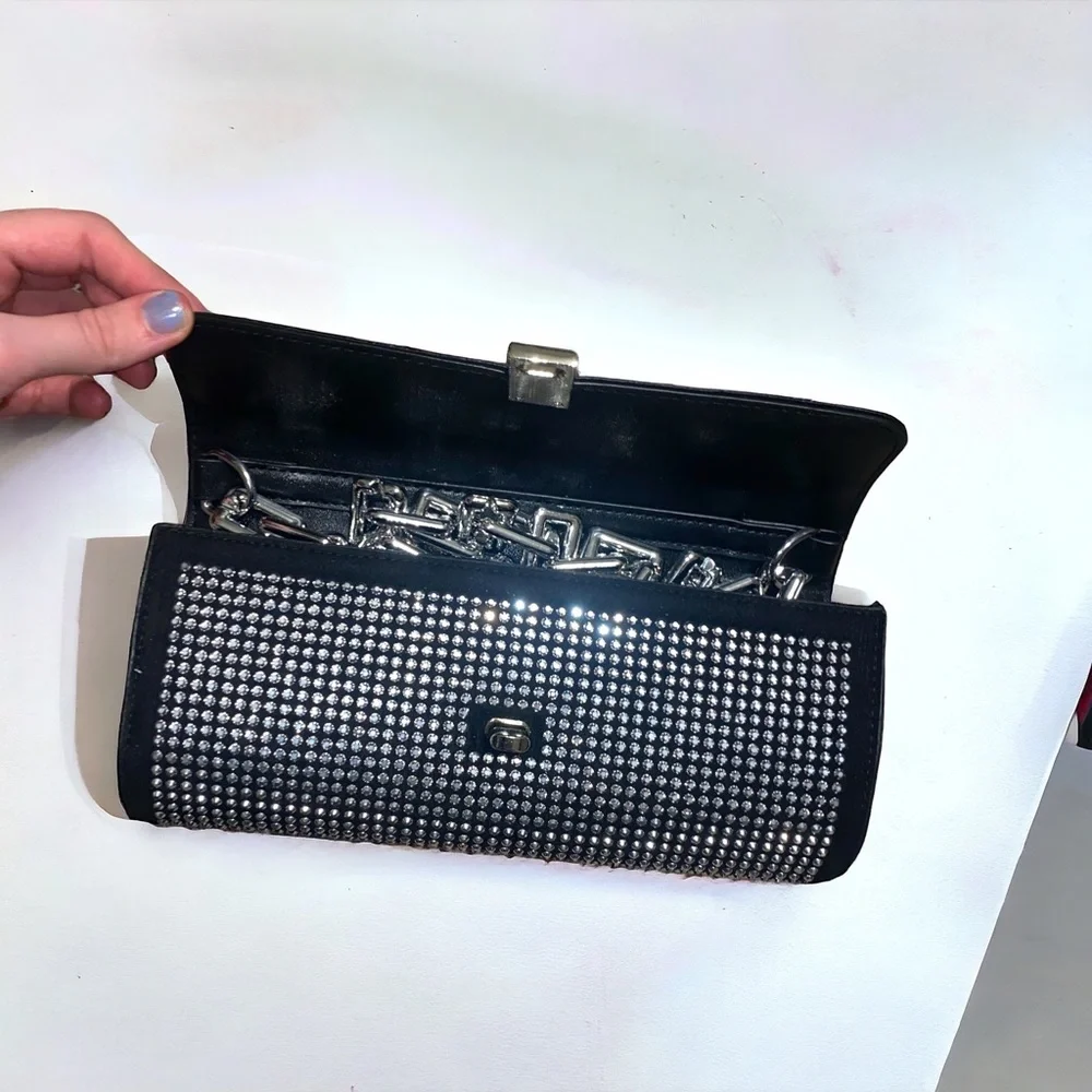 Diamond Rhinestone Mini Clutch - Picture 3 of 6